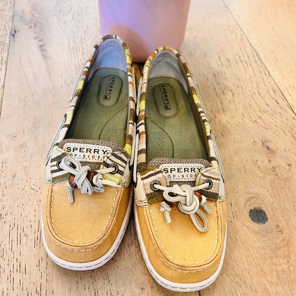 Sperry Top Siders Plaid Boat Shoes | Size 8.5 - Picture 4 of 5